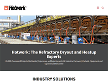 Tablet Screenshot of hotwork.com